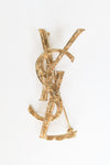 Saint Laurent Cassandre YSL Brooch