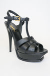 Saint Laurent Tribute Leather T-Strap Sandals sz 36