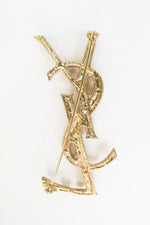 Saint Laurent Cassandre YSL Brooch