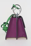 Danse Lente Leather Colorblock Shoulder Bag