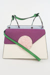 Danse Lente Leather Colorblock Shoulder Bag