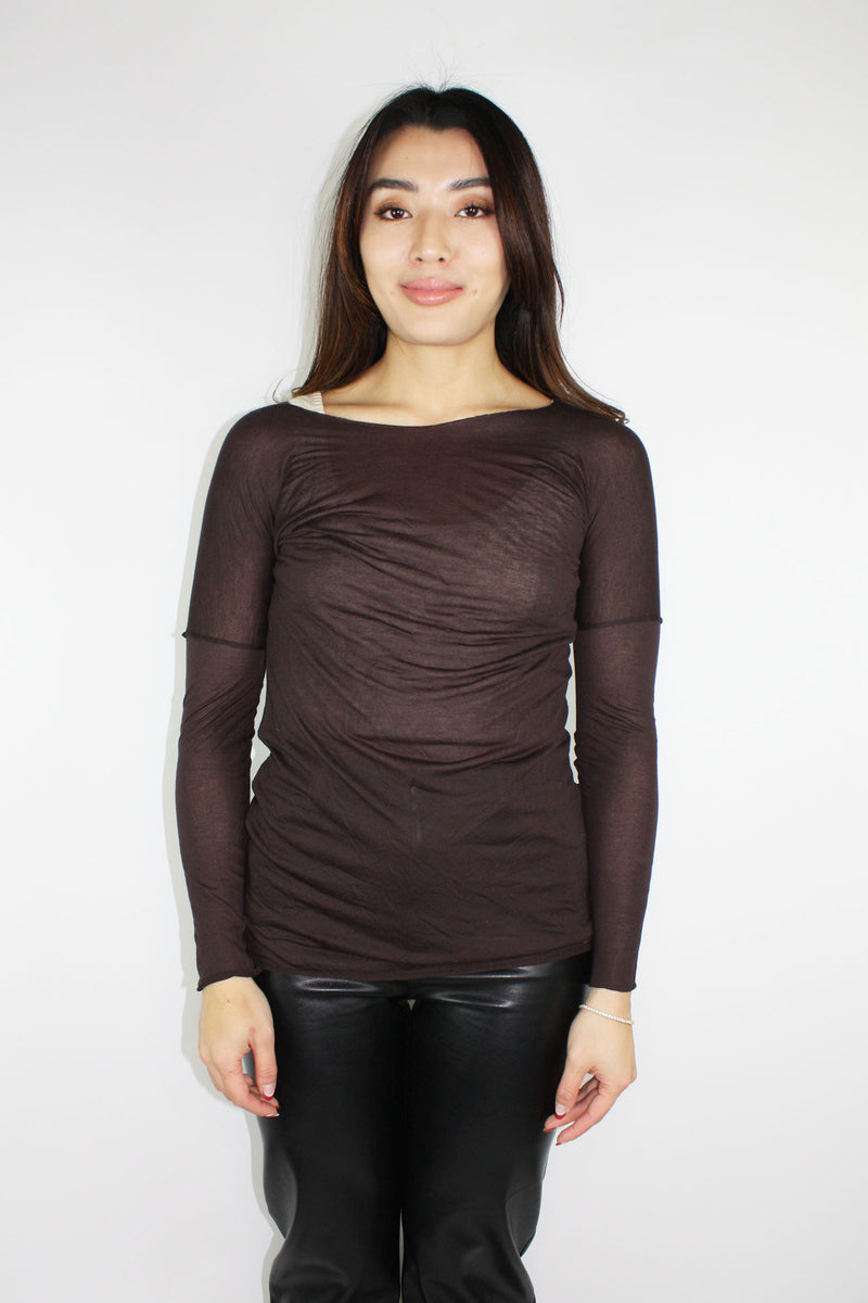 Yigal Azrouel Purple Long Sleeve sz 2