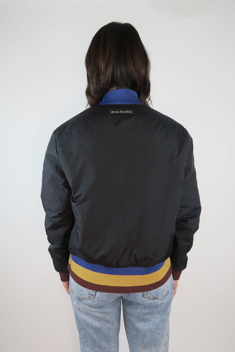 Acne Studios Gray Reversible Bomber Jacket