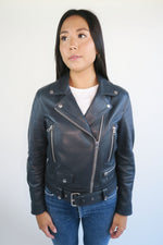 Acne Studios Lamb Leather Biker Jacket sz 38