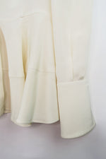 Alexander McQueen Silk Button-Up Top sz 38