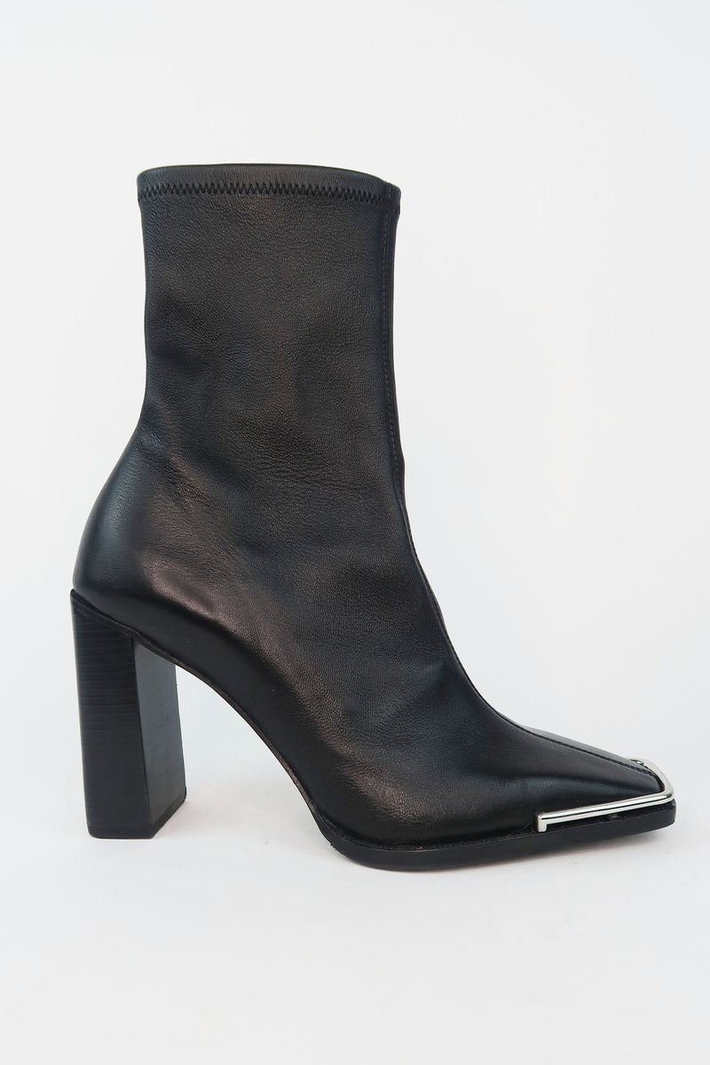 Alexander Wang Leather Sock Boots sz 36.5