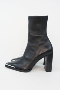 Alexander Wang Leather Sock Boots sz 36.5