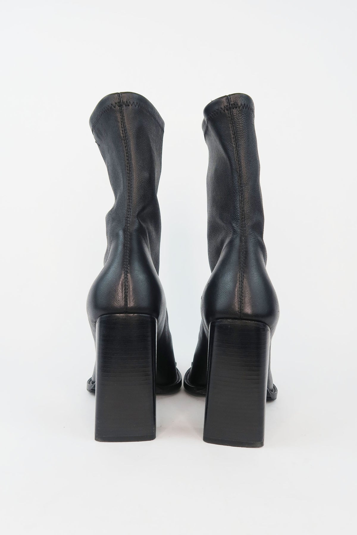 Alexander Wang Leather Sock Boots sz 36.5