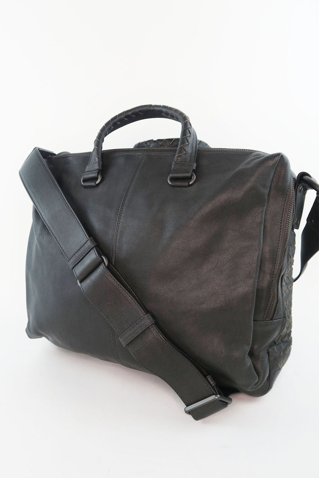 Bottega Veneta Leather Messenger Bag