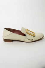Bally Janelle Buckle Detail Loafers sz 38.5