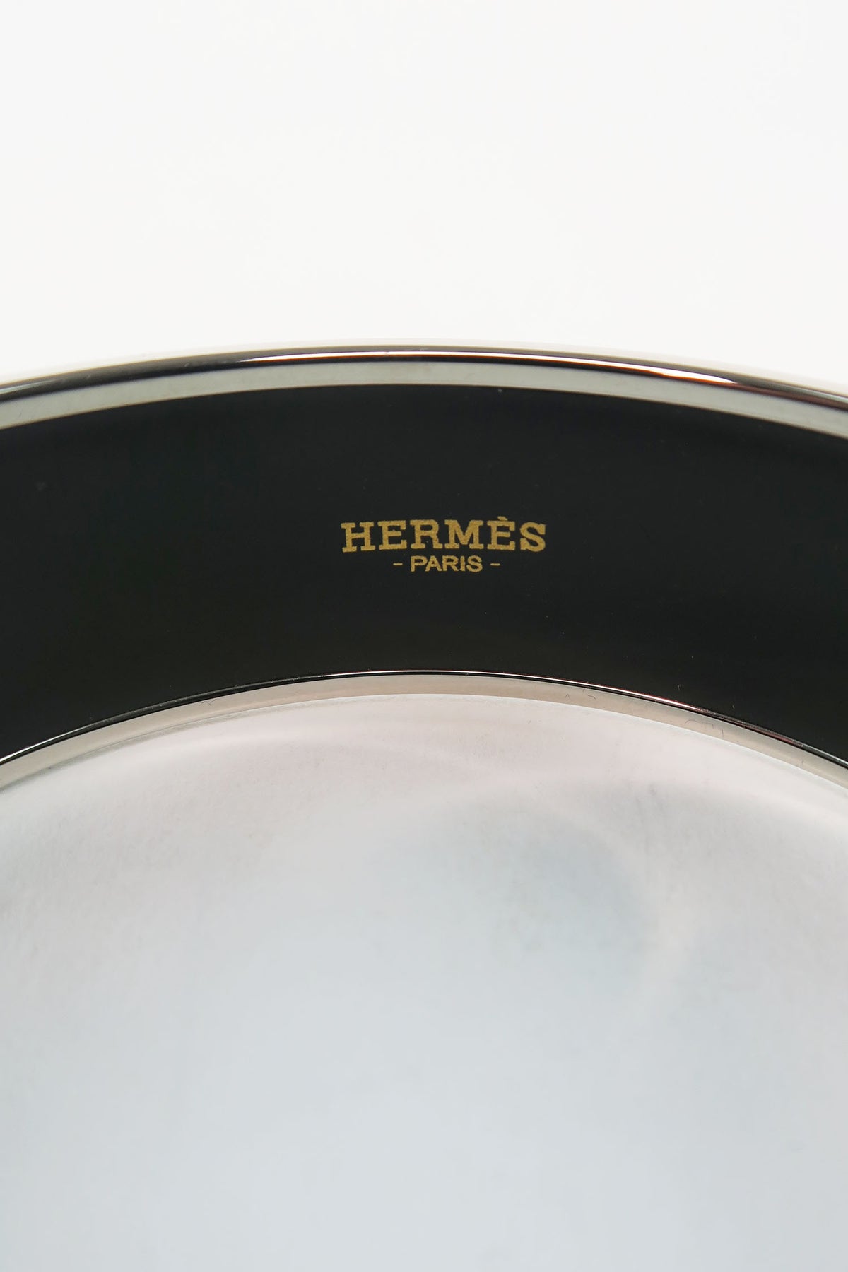 Hermès Grand Apparat Wide Enamel Bangle