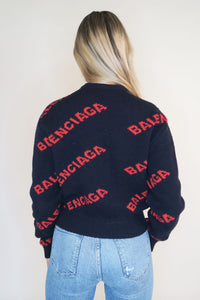 Balenciaga Logo Sweater sz XS