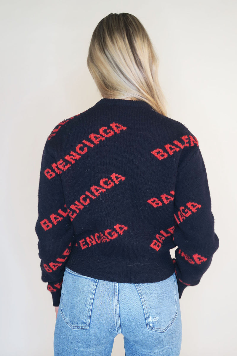 Balenciaga Logo Sweater sz XS