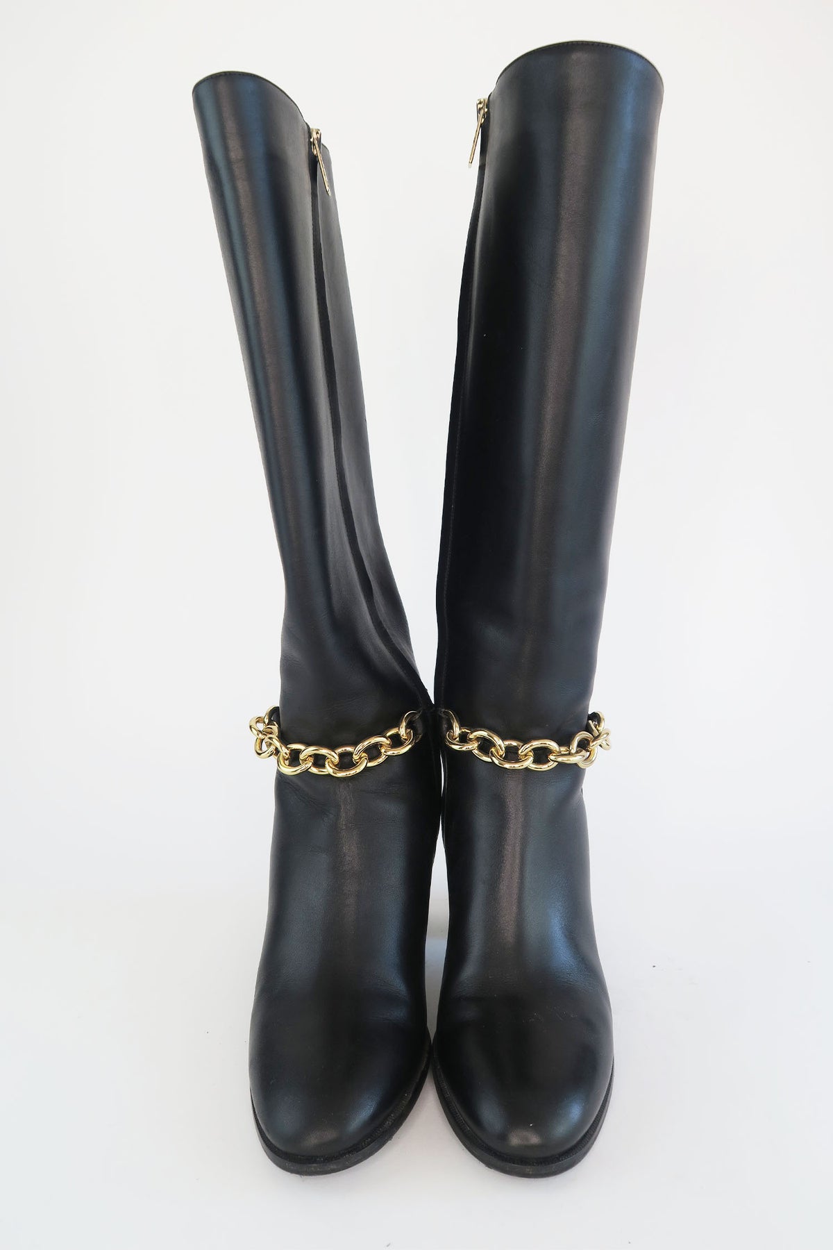 Burberry Leather Riding Boots sz 37