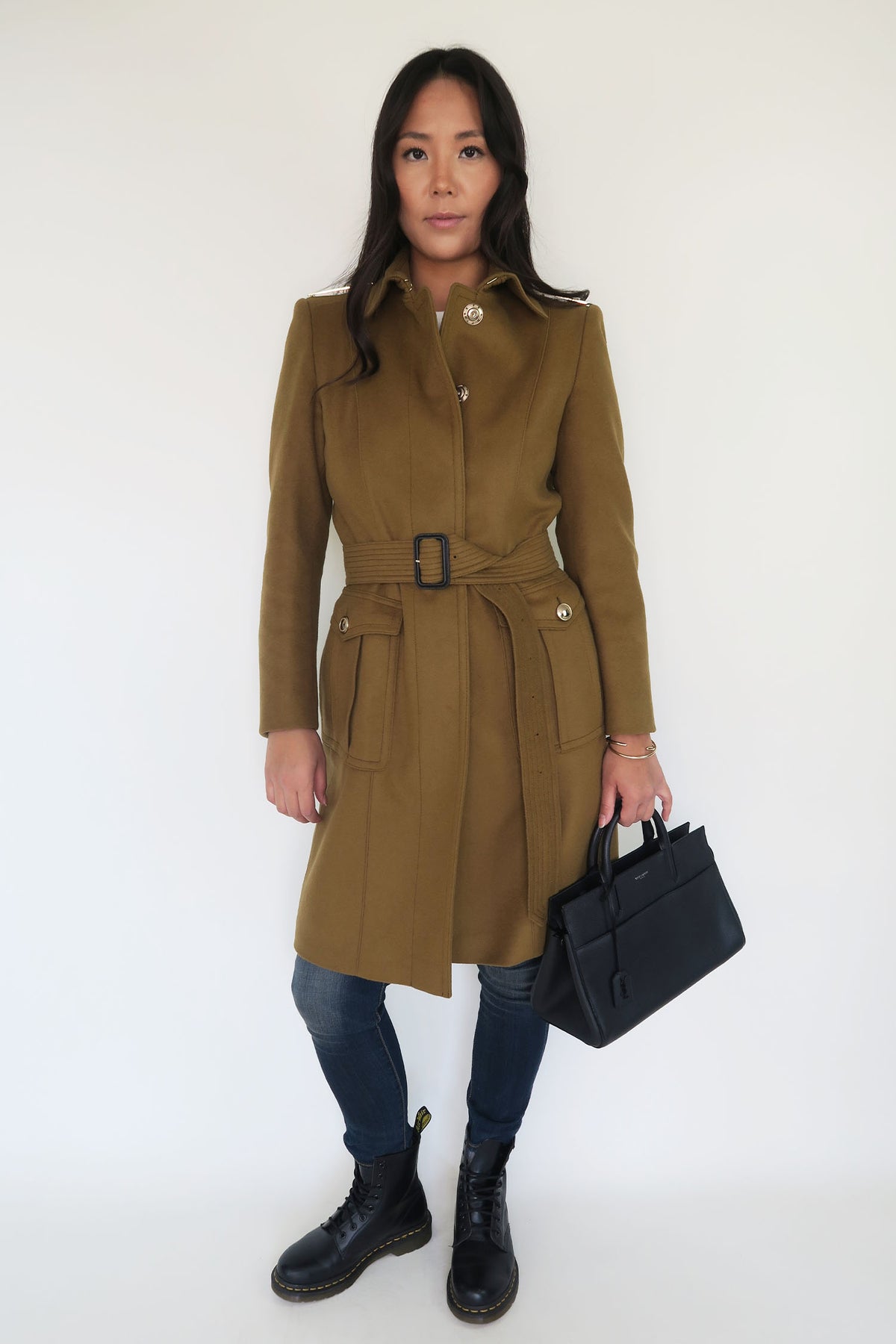 Burberry London Wool Coat sz 8