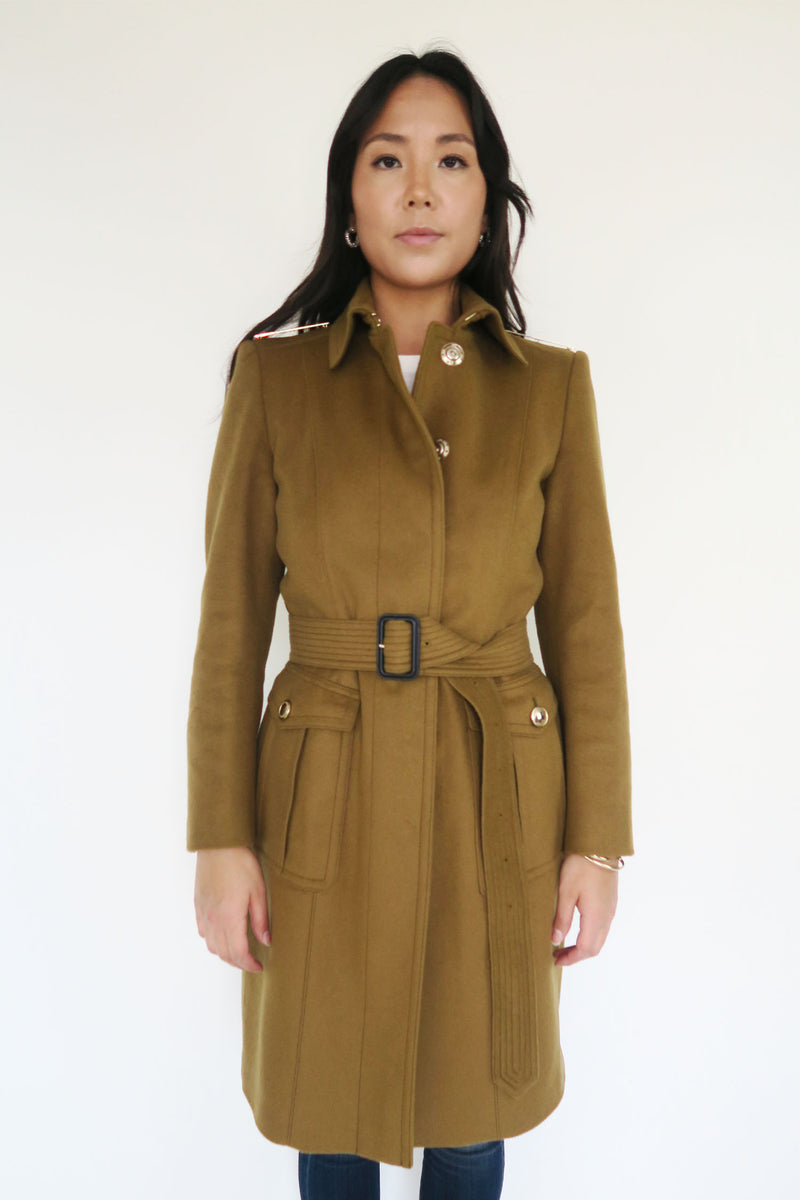 Burberry London Wool Coat sz 8