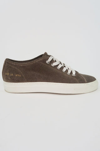 Woman by Common Projects Suede Sneakers sz 36 - Designer Sneakers at The Find Luxury Resale - Vancouver, Canada