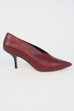 Celine Leather V Neck Pumps sz 37
