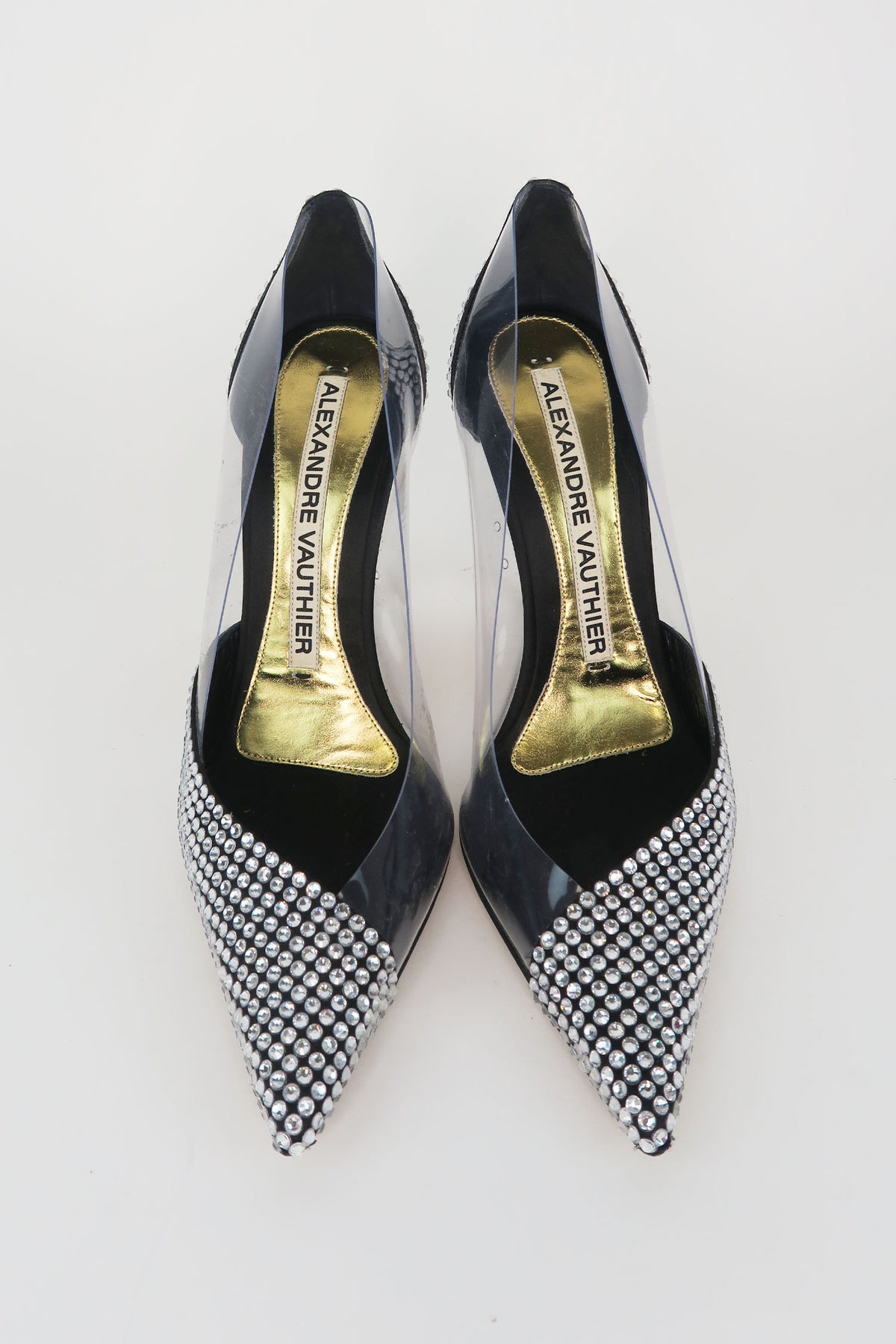 Alexandre Vauthier Crystal PVC Pumps sz 38.5