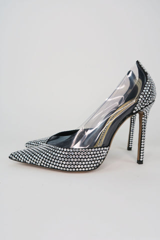 Alexandre Vauthier Crystal PVC Pumps sz 38.5 - Designer Pumps at The Find Luxury Resale - Vancouver, Canada