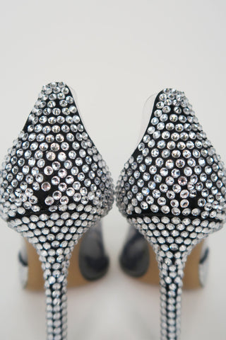 Alexandre Vauthier Crystal PVC Pumps sz 38.5 - Designer Pumps at The Find Luxury Resale - Vancouver, Canada