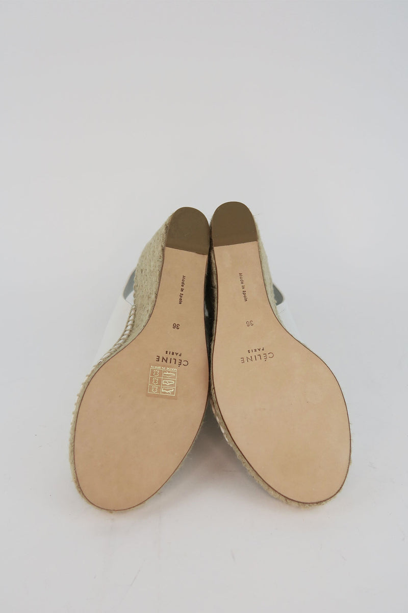 Celine Leather Espadrilles sz 36