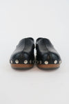 Christian Dior Slingback Clogs Leather Mules sz 35.5