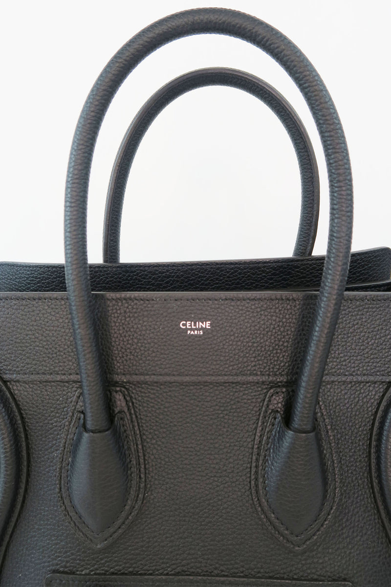 Celine Black Micro Luggage