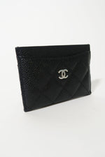 Chanel Black Caviar CC Card Holder