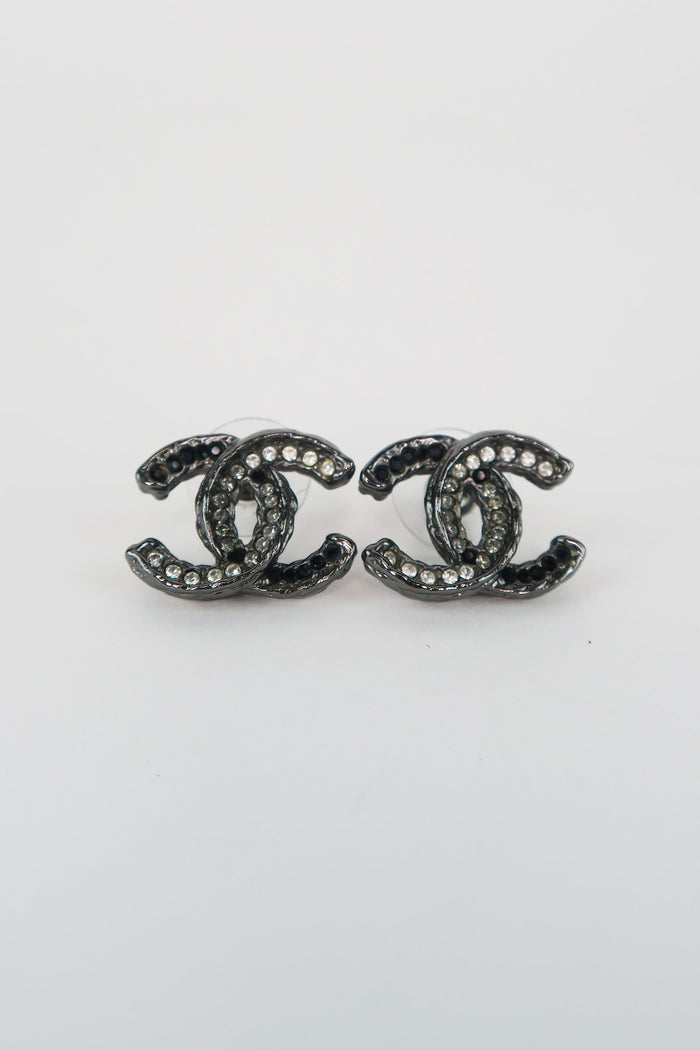 Chanel CC Stud Earrings