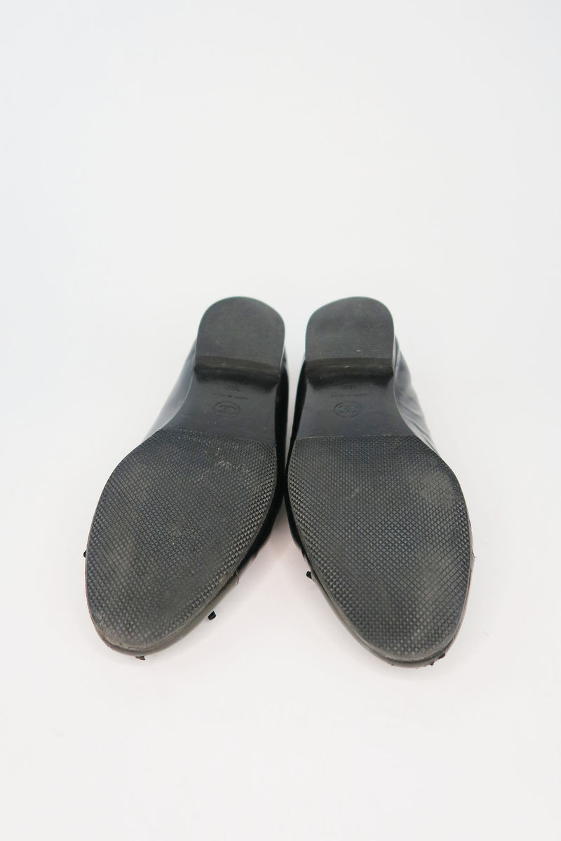 Chanel Patent Leather Ballet Flats sz 36