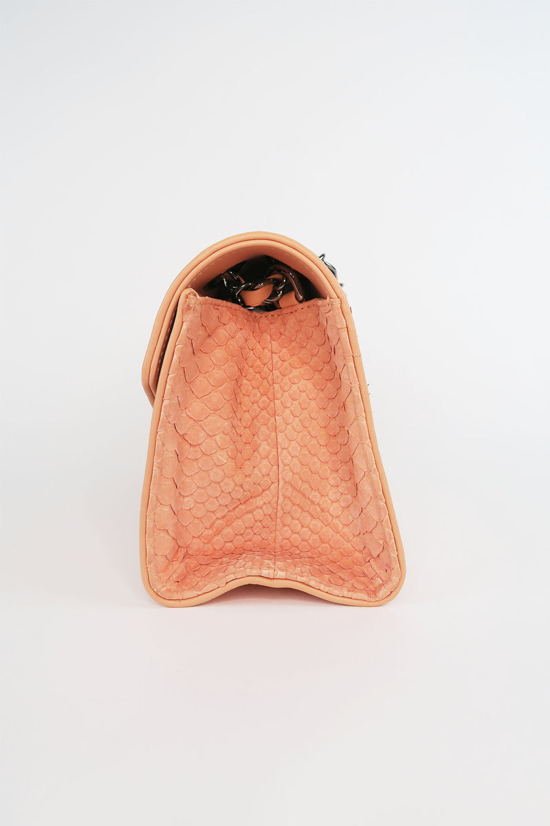 Chanel Python Single Flap Bag