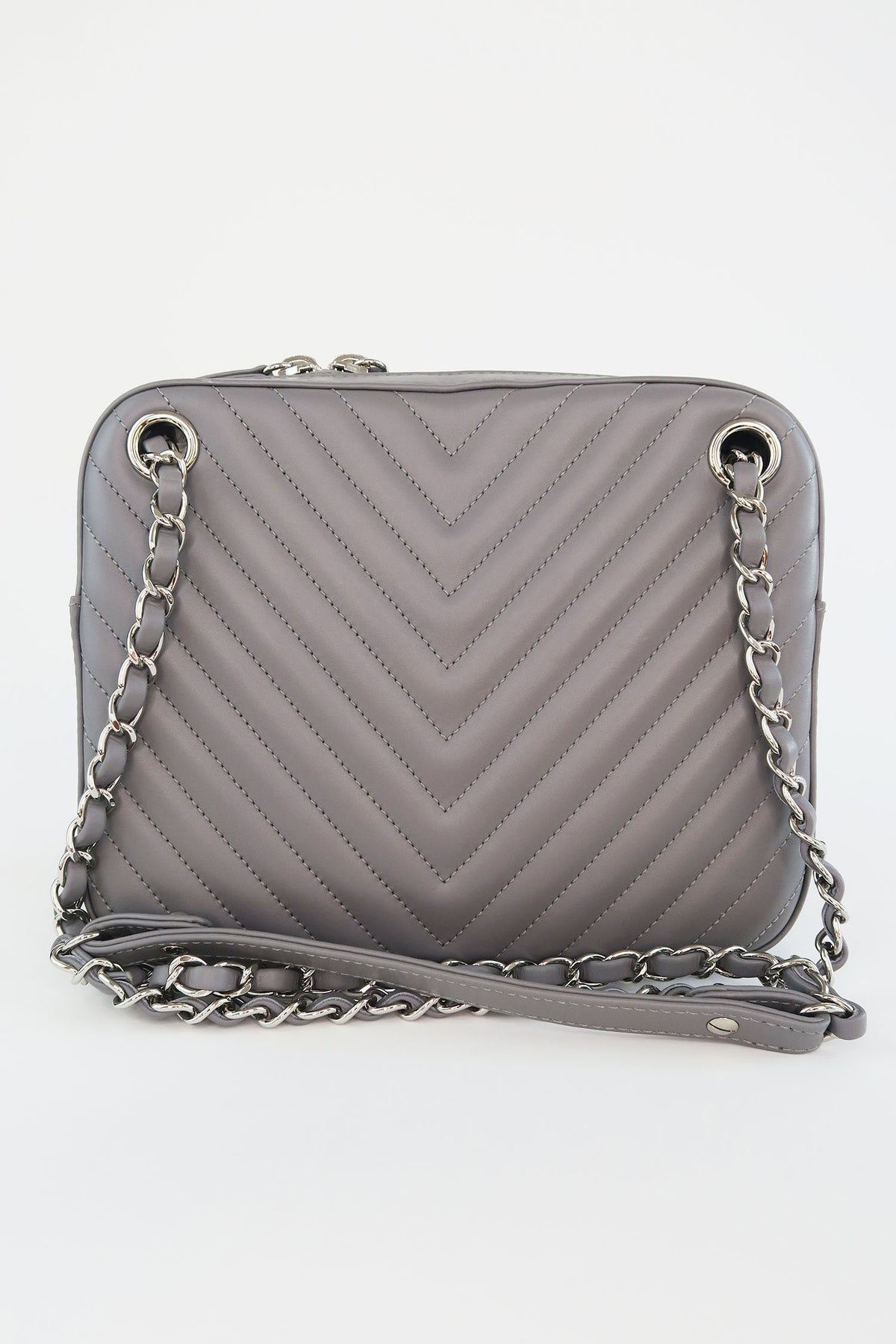 Chanel Two-Tone Quilted Shoulder Bag