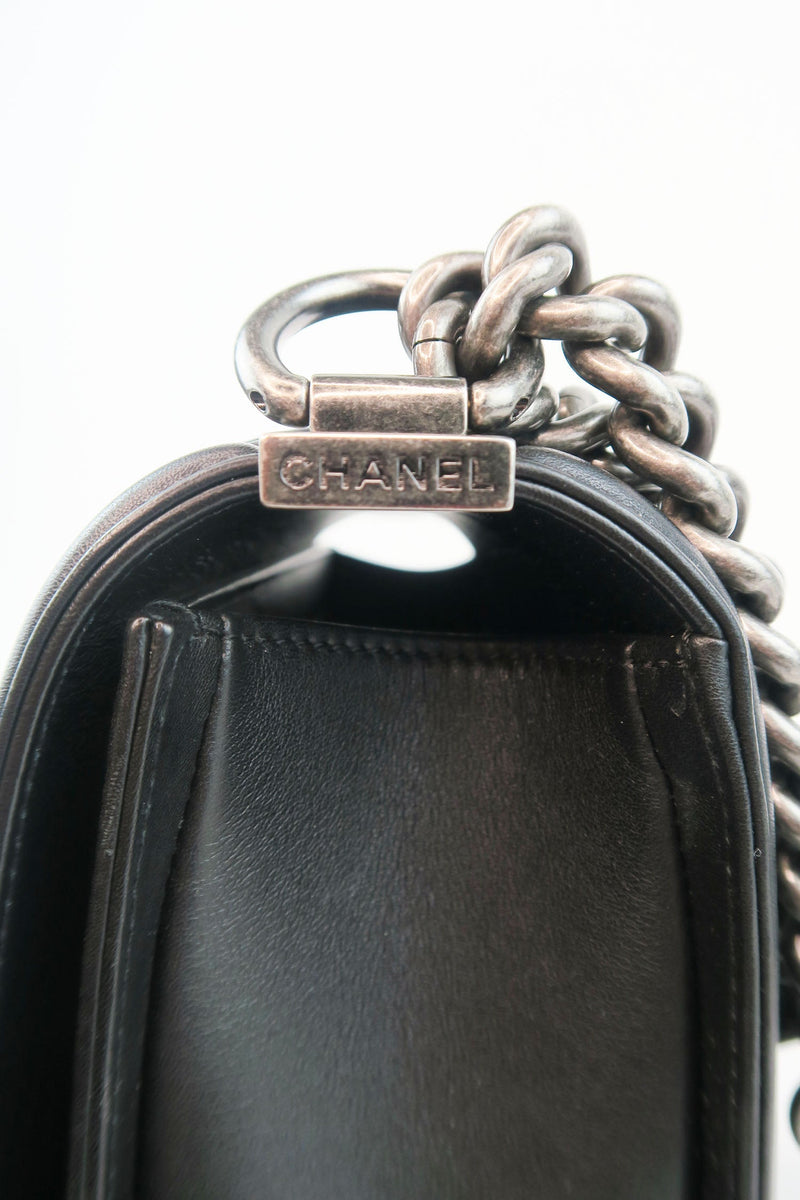 Chanel Medium Chevron Boy Bag