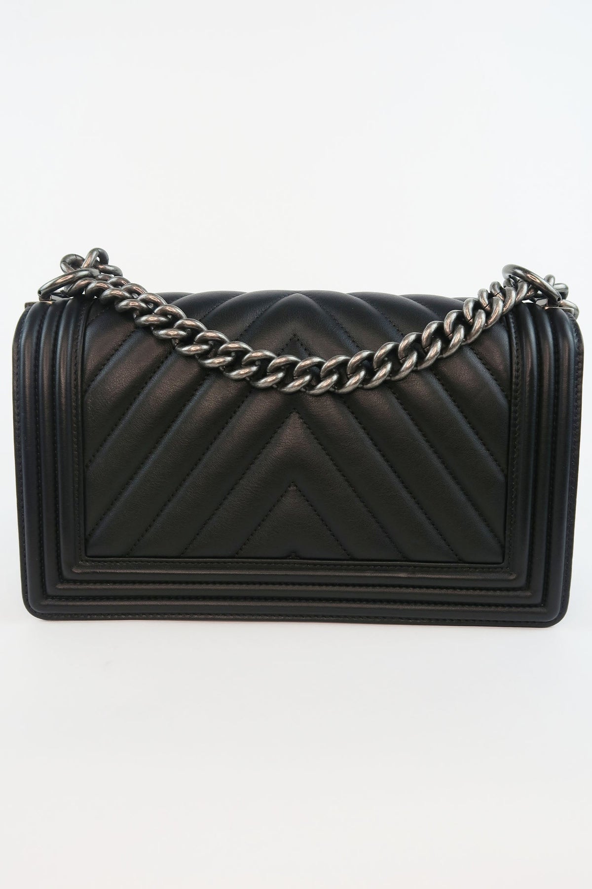 Chanel Medium Chevron Boy Bag