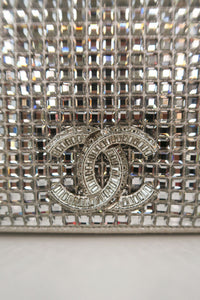 Chanel Crystal Embellished Clutch w/ Chain