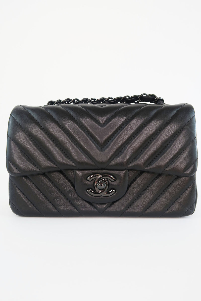 Chanel Chevron Mini Rectangular Flap Bag