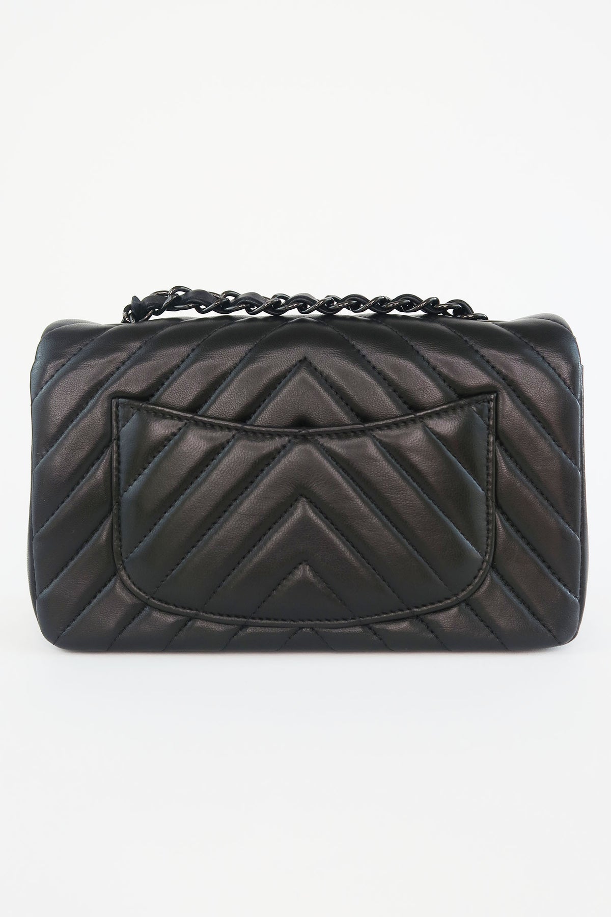 Chanel Chevron Mini Rectangular Flap Bag