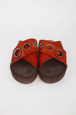 Chloe Leather Slides sz 36