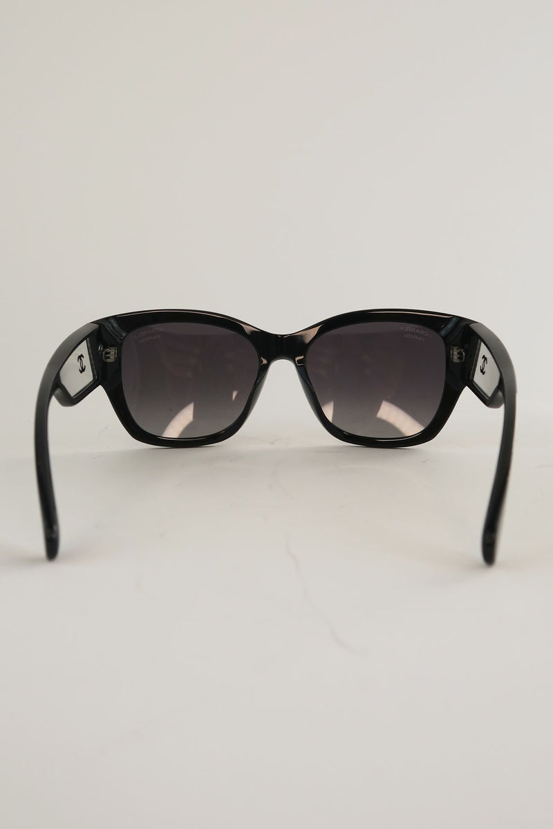 Chanel Interlocking CC Logo Oversize Sunglasses