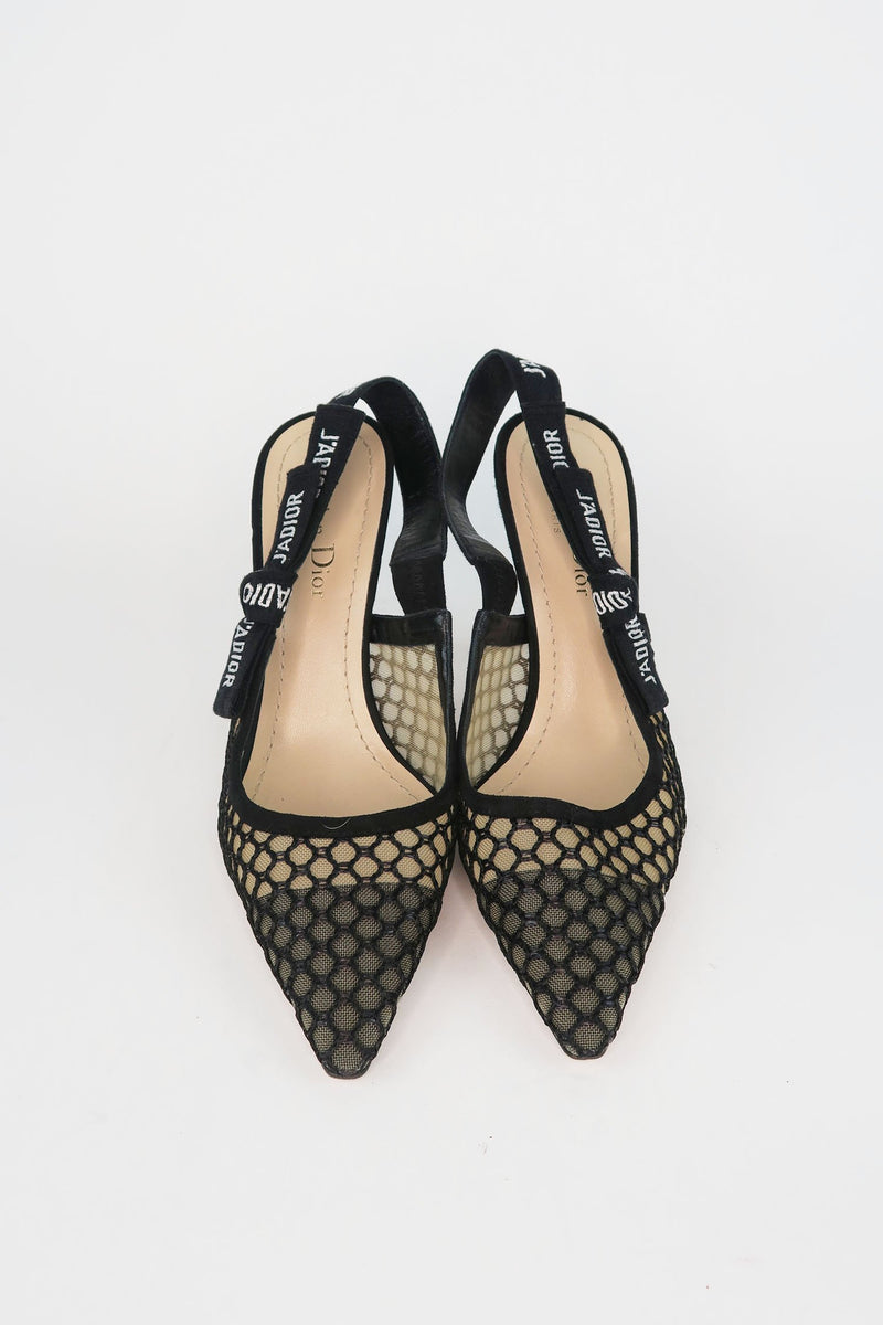 Christian Dior J'Adior Suede Slingback Pumps sz 37