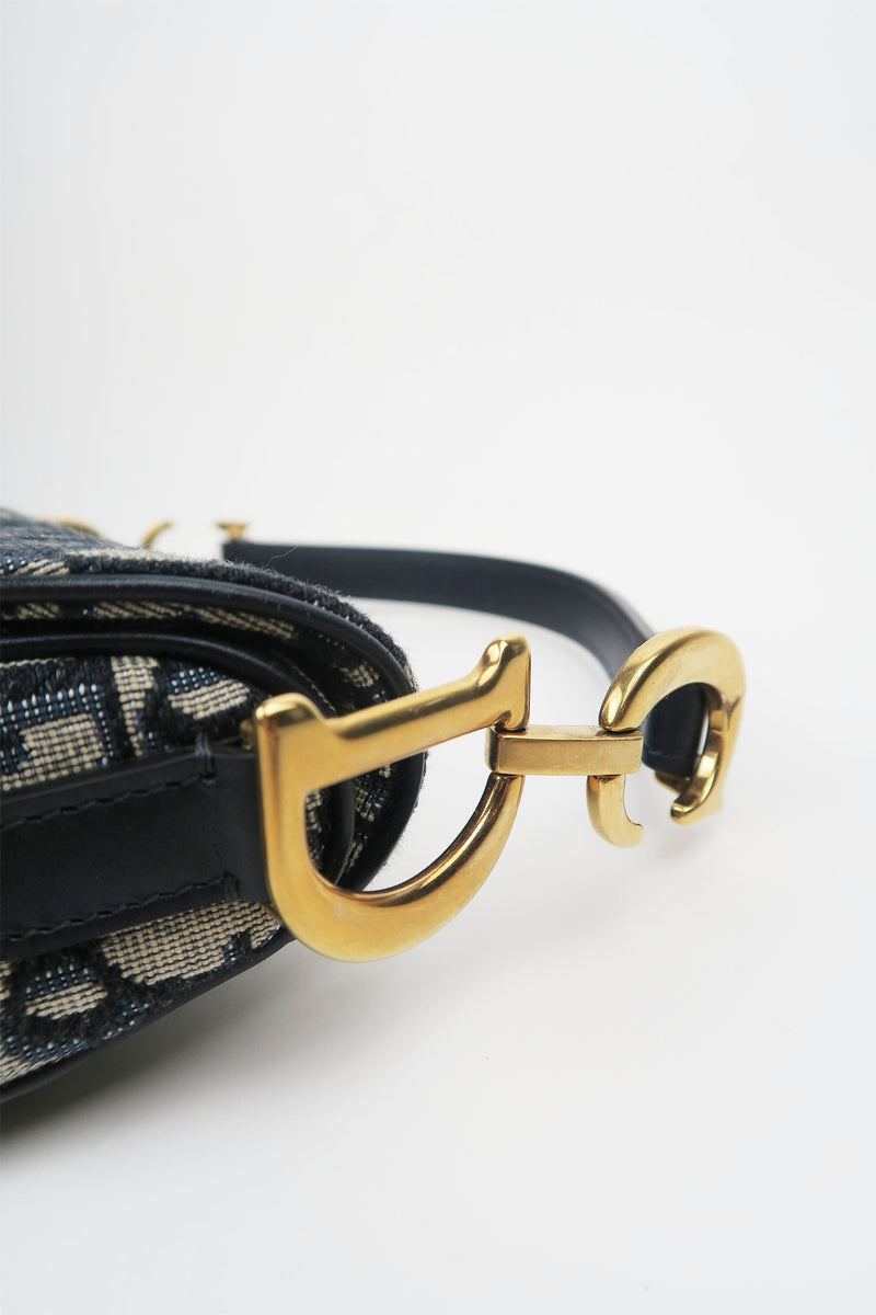 Christian Dior Oblique Mini Saddle Bag