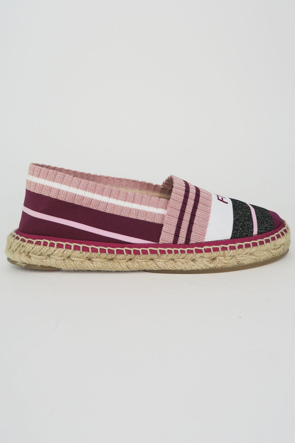 Fendi Canvas Printed Espadrilles sz 36