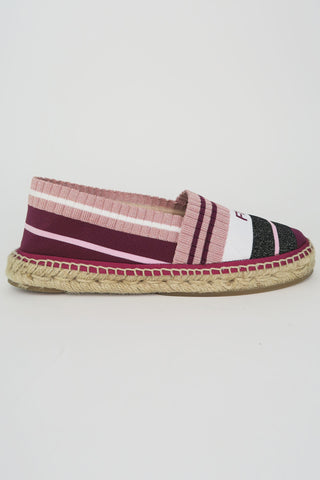 Fendi Canvas Printed Espadrilles sz 36 - Designer Sneakers at The Find Luxury Resale - Vancouver, Canada