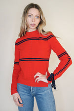 Fendi Striped Crew Neck Sweater sz 36