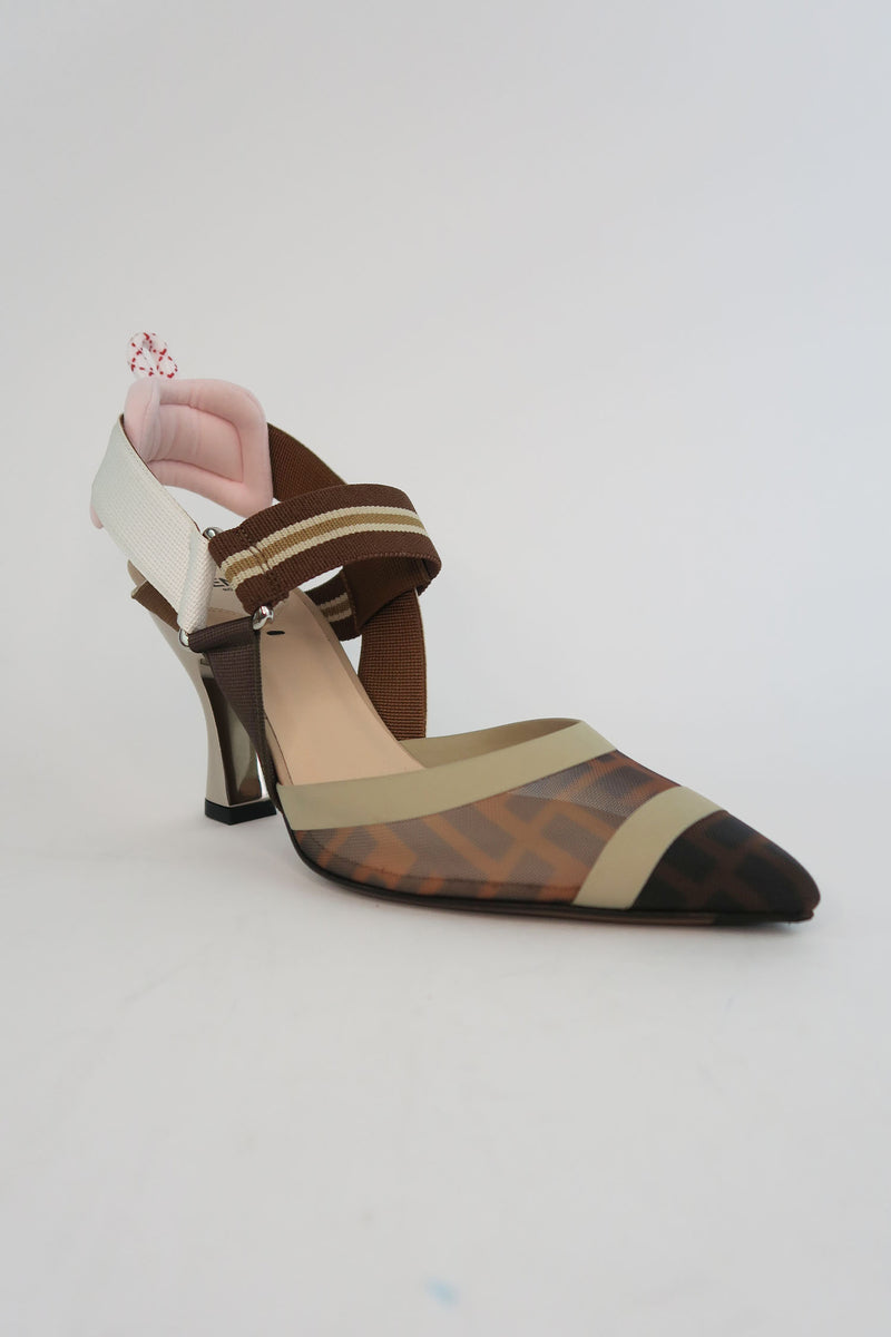 Fendi Slingback Pumps sz 36