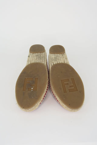 Fendi Canvas Printed Espadrilles sz 36 - Designer Sneakers at The Find Luxury Resale - Vancouver, Canada