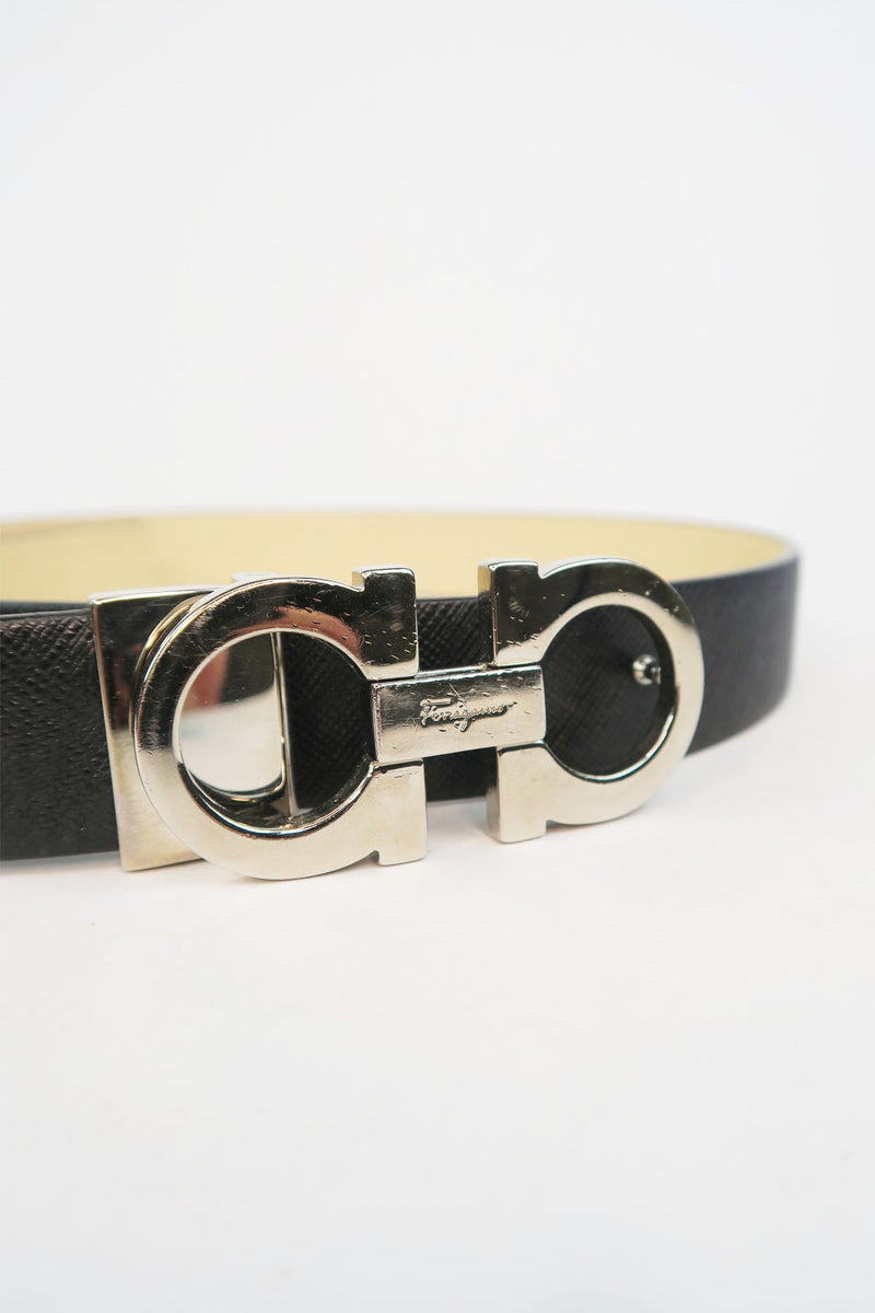 Salvatore Ferragamo Reversible Leather Belt