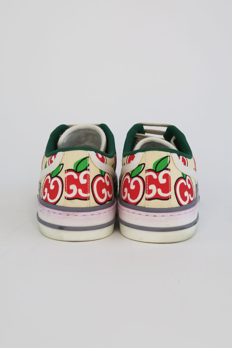 Gucci GG Apple 1977 Tennis Sneaker Sneakers sz 36