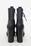 Gianvito Rossi Leather Combat Boots sz 36
